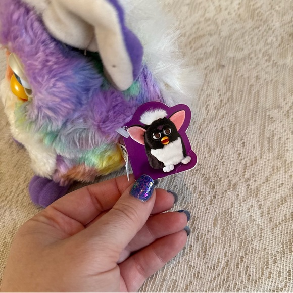 Vintage 1999 Furby tie dye pastel original tags on working furby! - Picture 3 of 8
